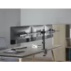 Equip Soporte de mesa con brazo articulado para triple monitor de 17 a 32 pulgadas Abrazadera/Pasacables de mesa 21 kg