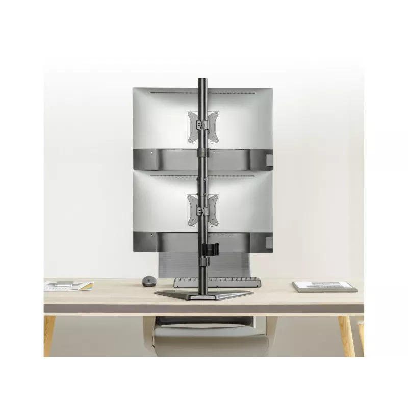 Equip Soporte de mesa para doble monitor vertical de 17 a 32 pulgadas