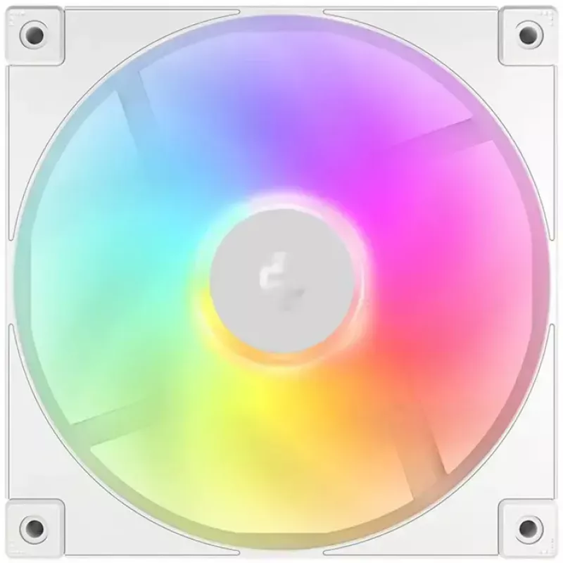 Ventilador de refrigeración DeepCool FD14 ARGB Blanco 140mm 3en1 — 140 mm, ARGB, blanco, pack de 3