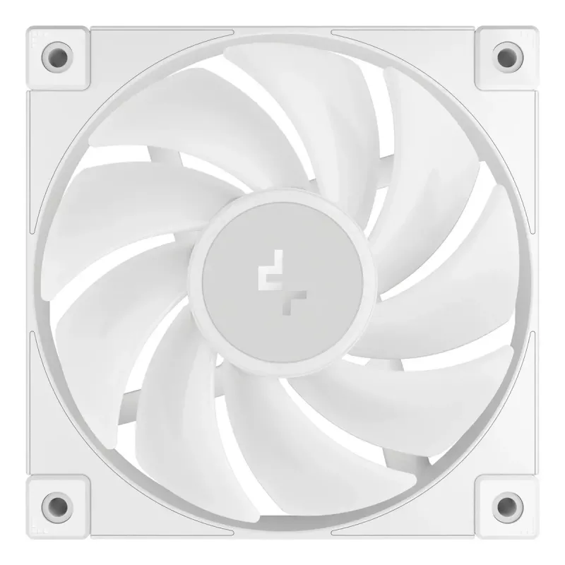 DeepCool FD12 ARGB R-FD12-WHAPN1-G ventilador para caja de PC, 120 mm (120x120x25), blanco