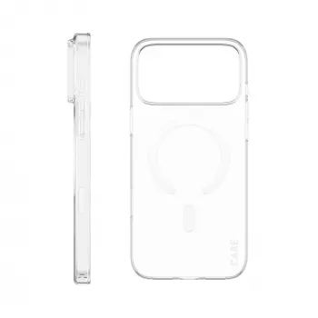 Funda protectora PanzerGlass CARE™ SL1M transparente con MagSafe para iPhone 17 Pro Max