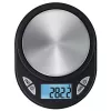 Xavax Jewel 00095318 báscula de cocina electrónica, de encimera, ovalada, negra