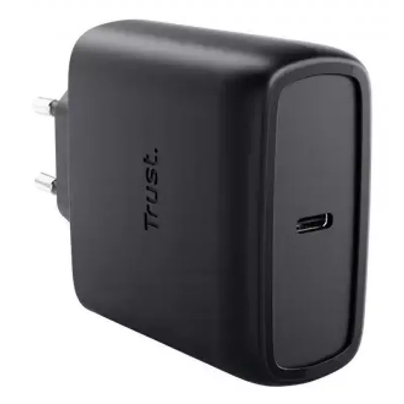 Cargador Trust Maxo 65W USB-C GaN cargador interior AC portátil smartphone tablet