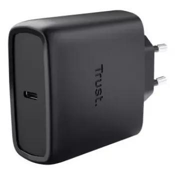Cargador Trust Maxo 65W USB-C GaN cargador interior AC portátil smartphone tablet