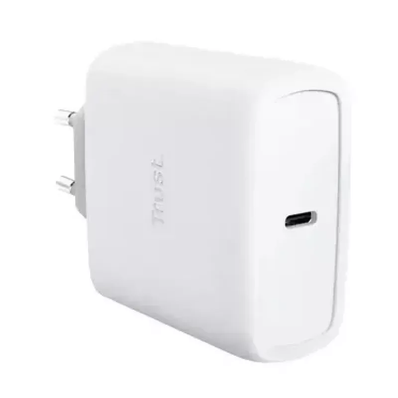 Cargador Trust Maxo 65W USB-C GaN cargador interior AC portátil smartphone tablet