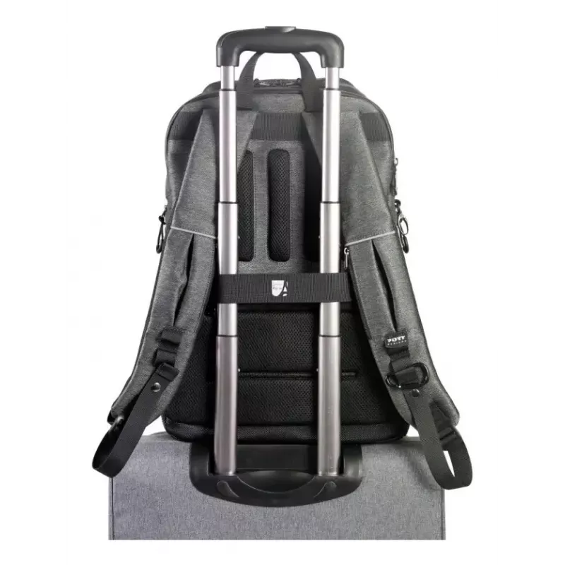 Port Designs Montreal 170401 mochila para portátil de 15,6-16 pulgadas (39,6-40,6 cm), 24 l, antirrobo, bolsillo RFID, poliéster, negra