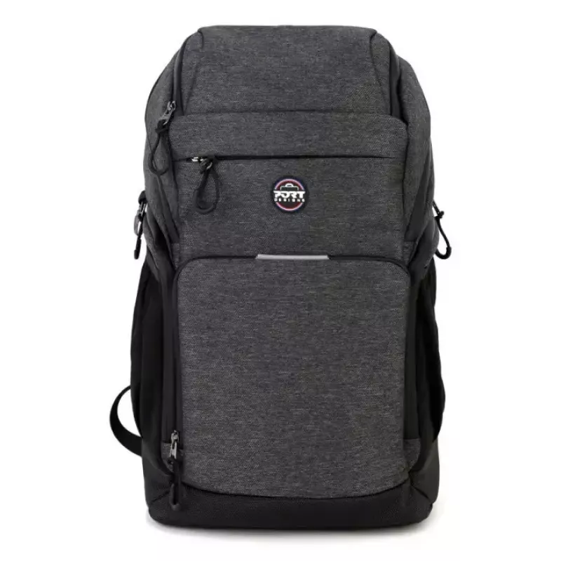 Port Designs Montreal 170401 mochila para portátil de 15,6-16 pulgadas (39,6-40,6 cm), 24 l, antirrobo, bolsillo RFID, poliéster, negra