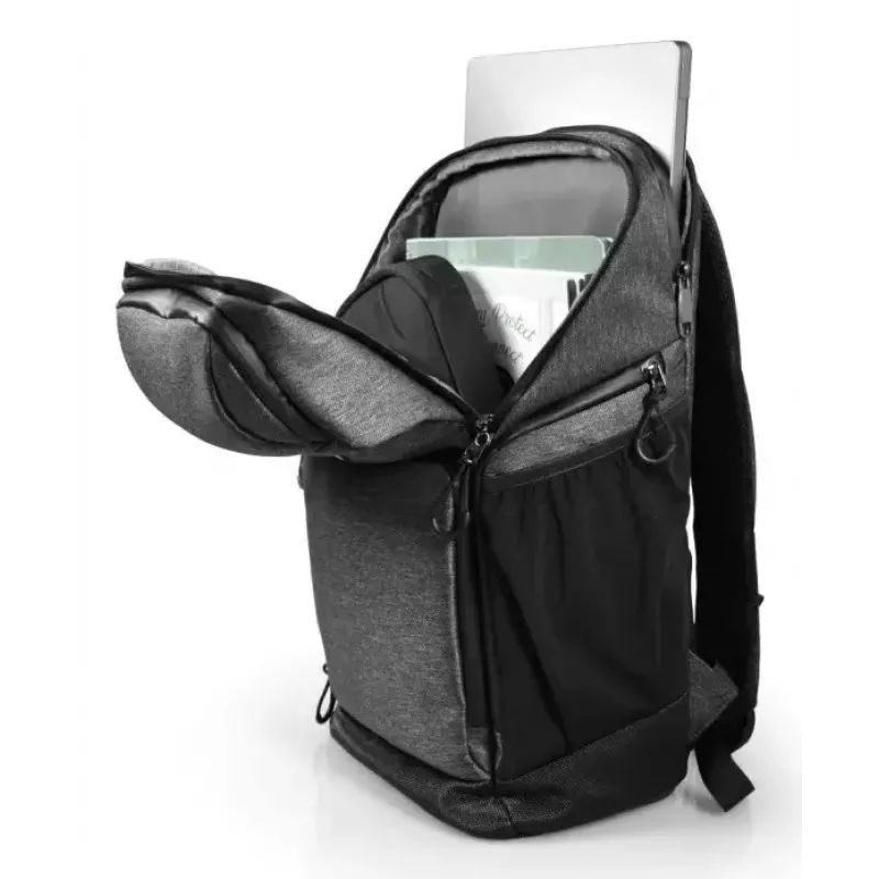 Port Designs Montreal 170401 mochila para portátil de 15,6-16 pulgadas (39,6-40,6 cm), 24 l, antirrobo, bolsillo RFID, poliéster, negra