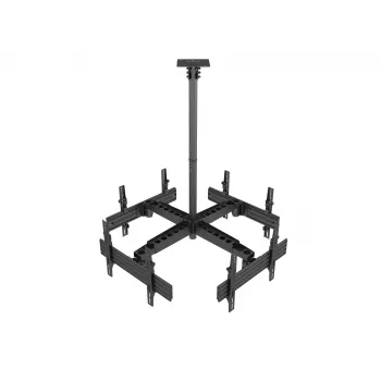 Equip soporte de techo para cuatro pantallas de 32