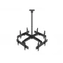 Equip soporte de techo para cuatro pantallas de 32