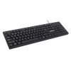 Teclado Manhattan USB con cable, negro, teclas de tamaño completo, cable 1,5 m, conector USB-A, Plug and Play, tres años de garantía