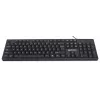 Teclado Manhattan USB con cable, negro, teclas de tamaño completo, cable 1,5 m, conector USB-A, Plug and Play, tres años de garantía