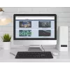 Teclado Manhattan USB con cable, negro, teclas de tamaño completo, cable 1,5 m, conector USB-A, Plug and Play, tres años de garantía