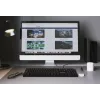 Teclado Manhattan USB con cable, negro, teclas de tamaño completo, cable 1,5 m, conector USB-A, Plug and Play, tres años de garantía
