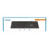 Teclado Manhattan USB con cable, negro, teclas de tamaño completo, cable 1,5 m, conector USB-A, Plug and Play, tres años de garantía