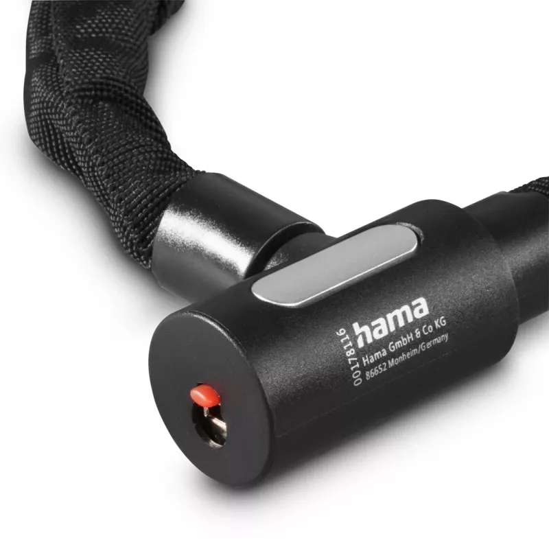 Candado de bicicleta Hama 00178138 Negro 1200 mm candado de cadena