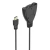 Conmutador HDMI 4K 2x1 Hama, 2x conector hembra HDMI - 1x conector macho HDMI