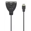 Conmutador HDMI 4K 2x1 Hama, 2x conector hembra HDMI - 1x conector macho HDMI