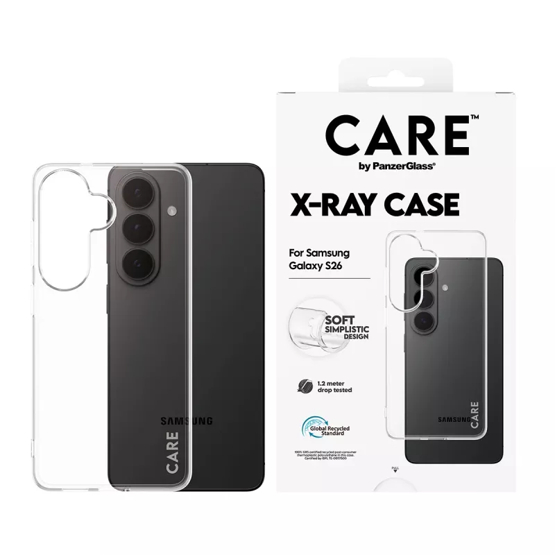 Funda protectora PanzerGlass CARE X-Ray para Samsung Galaxy S26 (CR78132)