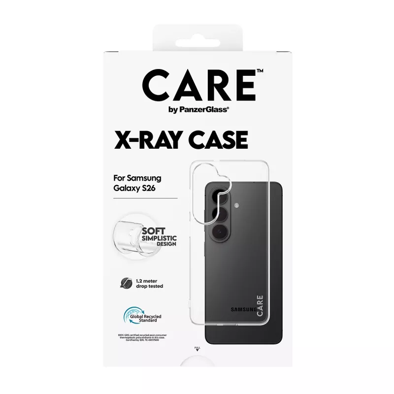 Funda protectora PanzerGlass CARE X-Ray para Samsung Galaxy S26 (CR78132)
