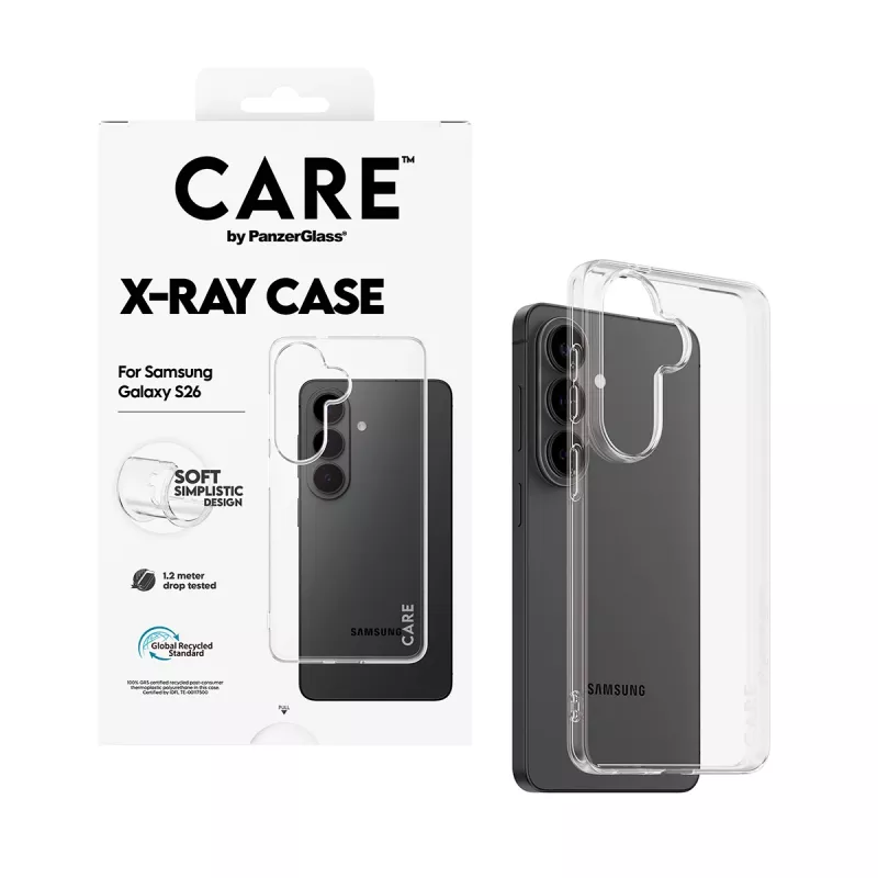 Funda protectora PanzerGlass CARE X-Ray para Samsung Galaxy S26 (CR78132)