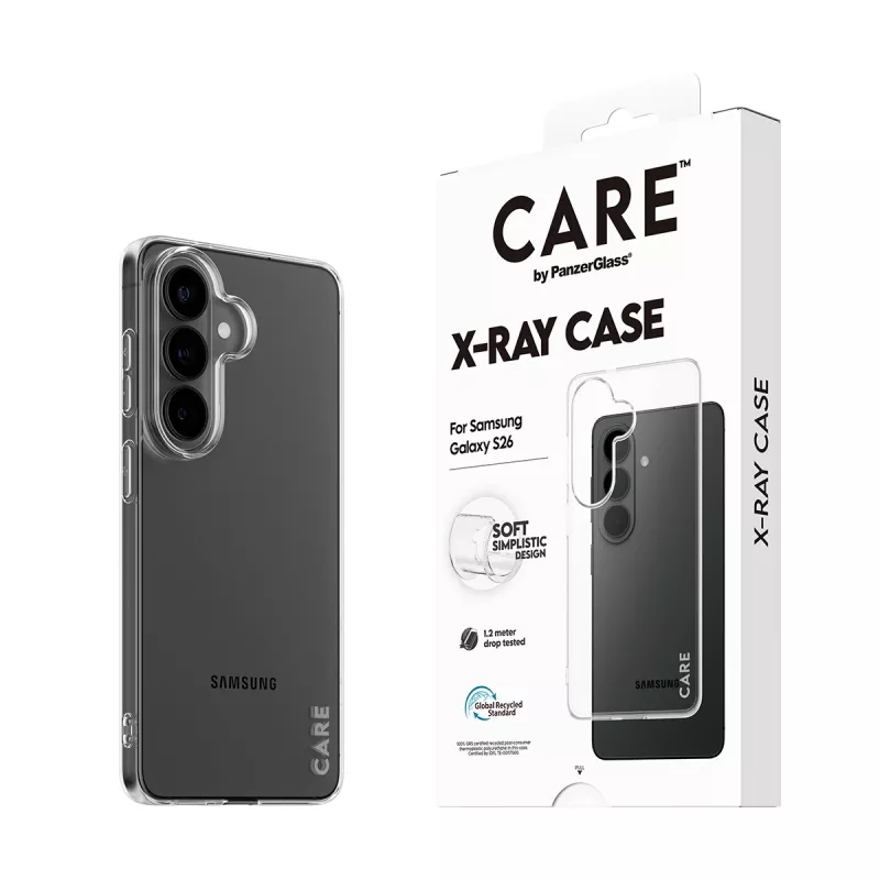 Funda protectora PanzerGlass CARE X-Ray para Samsung Galaxy S26 (CR78132)