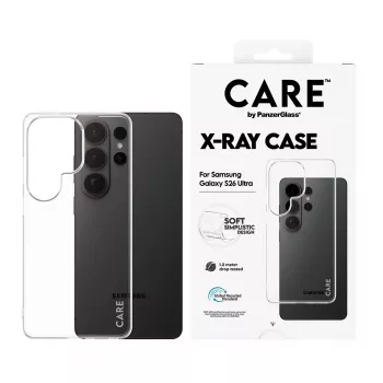 Funda protectora CARE X-Ray de PanzerGlass para Samsung Galaxy S26 Ultra (CR28792) – cubierta protectora transparente para teléfonos