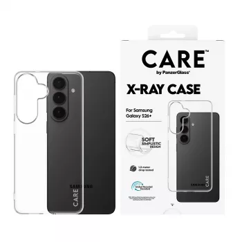 Funda protectora PanzerGlass CARE X-Ray para Samsung Galaxy S26+ (CR41489) — funda protectora transparente para móvil