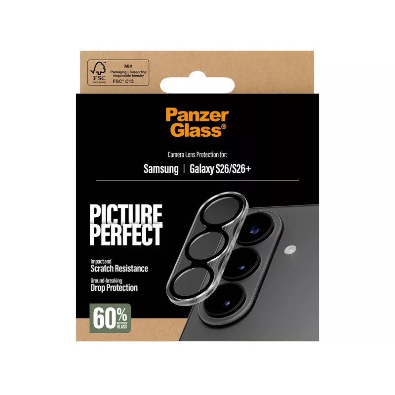 Protector de pantalla PanzerGlass PicturePerfect protección de cámara para Samsung Galaxy S26 / S26+ (PG94088)