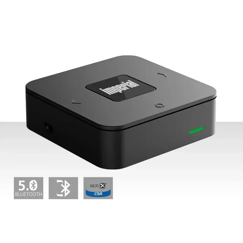 Imperial BART mini transmisor/receptor Bluetooth 5.0, negro