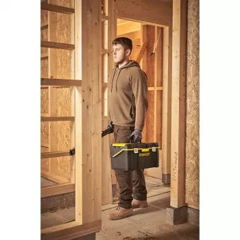 Maletín rígido Stanley STST83397-1 Plástico 22 kg Negro Amarillo
