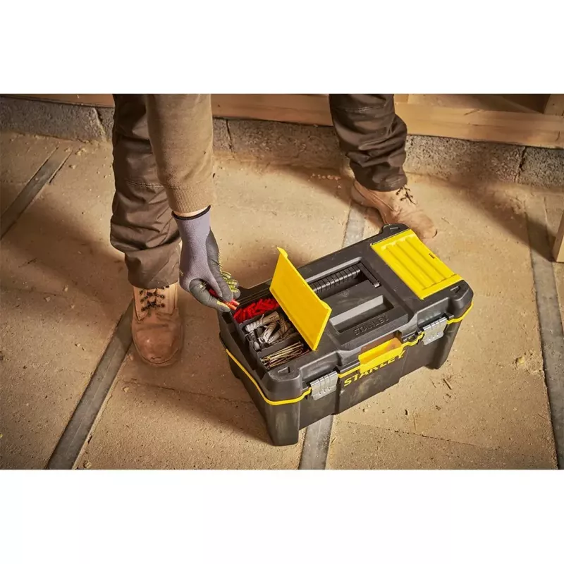 Maletín rígido Stanley STST83397-1 Plástico 22 kg Negro Amarillo