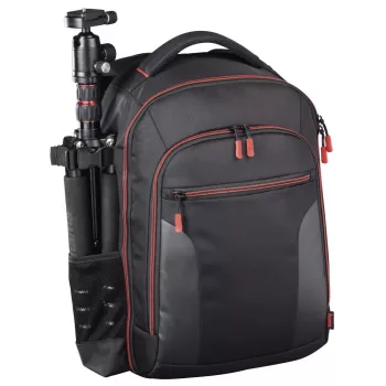 Mochila-bolsa Hama Miami Negra, Roja