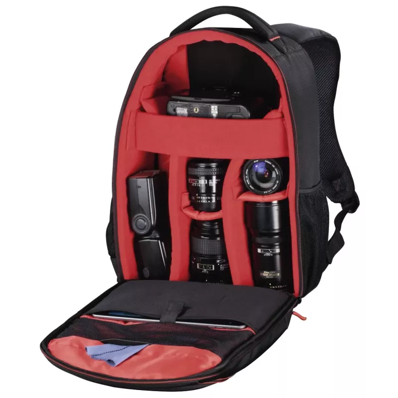 Mochila-bolsa Hama Miami Negra, Roja