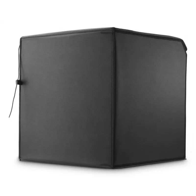 Mini estudio fotográfico HAMA caja plegable con anillo de luz LED 50×50 cm, Modelo 00004664