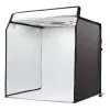 Mini estudio fotográfico HAMA caja plegable con anillo de luz LED 50×50 cm, Modelo 00004664