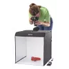 Mini estudio fotográfico HAMA caja plegable con anillo de luz LED 50×50 cm, Modelo 00004664