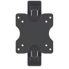 Manhattan Soporte de pared para TV y monitores (Full Motion), Para pantallas de 13 pulgadas a 27 pulgadas, Compatibilidad VESA: 75x75 mm y 100x100 mm – Comprueba las dimensiones de los cuatro orificios de montaje en la parte posterior de la pantalla para asegurar la compatibilidad, Máx. 20 kg, Negro, Soporte