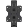 Manhattan Soporte de pared para TV y monitores (Full Motion), Para pantallas de 13 pulgadas a 27 pulgadas, Compatibilidad VESA: 75x75 mm y 100x100 mm – Comprueba las dimensiones de los cuatro orificios de montaje en la parte posterior de la pantalla para asegurar la compatibilidad, Máx. 20 kg, Negro, Soporte