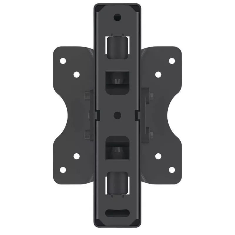 Manhattan Soporte de pared para TV y monitores (Full Motion), Para pantallas de 13 pulgadas a 27 pulgadas, Compatibilidad VESA: 75x75 mm y 100x100 mm – Comprueba las dimensiones de los cuatro orificios de montaje en la parte posterior de la pantalla para asegurar la compatibilidad, Máx. 20 kg, Negro, Soporte