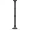 Manhattan Soporte de pared para TV y monitores (Full Motion), Para pantallas de 13 pulgadas a 27 pulgadas, Compatibilidad VESA: 75x75 mm y 100x100 mm – Comprueba las dimensiones de los cuatro orificios de montaje en la parte posterior de la pantalla para asegurar la compatibilidad, Máx. 20 kg, Negro, Soporte