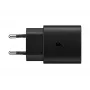 Cargador de pared Samsung EP-TA800XBEGEU 25W USB-C carga rápida, adaptador de CA compacto