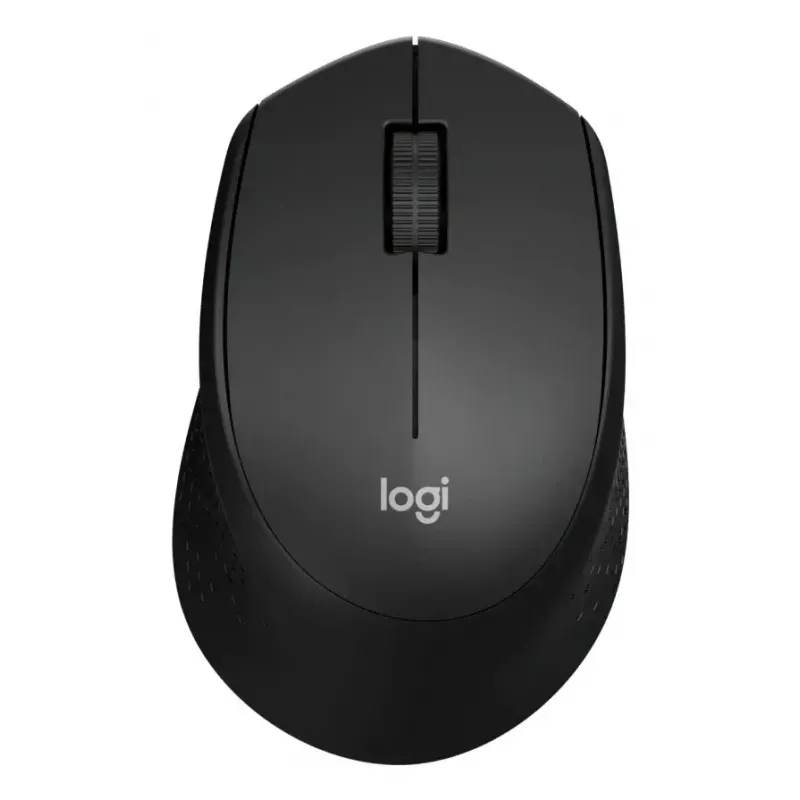 Ratón Logitech M330 SILENT PLUS — RF inalámbrico, para diestros, 1000 DPI, 3 botones, rueda de desplazamiento, negro, a pilas