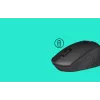Ratón Logitech M330 SILENT PLUS — RF inalámbrico, para diestros, 1000 DPI, 3 botones, rueda de desplazamiento, negro, a pilas