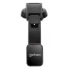 Soporte universal para salpicadero de coche Manhattan con soporte magnético para smartphone, uso horizontal o vertical, Negro, tres años de garantía