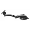 Soporte universal para salpicadero de coche Manhattan con soporte magnético para smartphone, uso horizontal o vertical, Negro, tres años de garantía