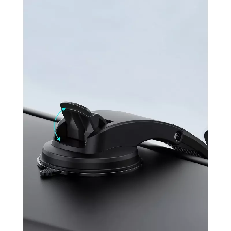 Soporte universal para salpicadero de coche Manhattan con soporte magnético para smartphone, uso horizontal o vertical, Negro, tres años de garantía