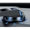 Soporte universal para salpicadero de coche Manhattan con soporte magnético para smartphone, uso horizontal o vertical, Negro, tres años de garantía