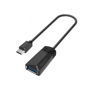 Hama 00200312 Adaptador USB Type-A USB Type-C Negro