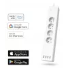 Hama 00176628 Alargador de corriente 1,7 m 4 tomas de CA para interior Blanco